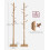 VASAGLE VASAGLE Coat Rack, Solid Wood Coat Stand, Free Standing Hall Coat Tree 7
