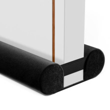 BKSAI Double Side Door Draught Excluder for Bottom of Door, No-Adhesiv