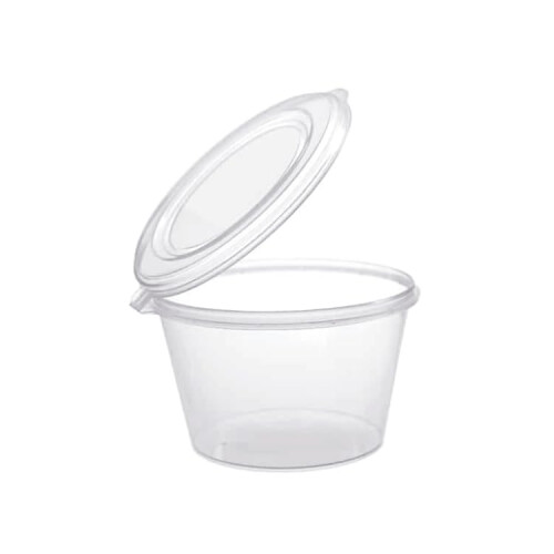 Concept4u Reusable Plastic Pots *CHOOSE YOUR SIZE* | Round Plastic Foo 1