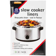 Toastabags Slow Cooker Liner, Transparent, Pack of 25