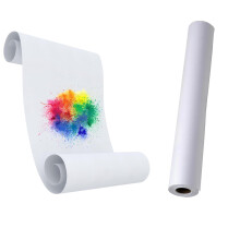 Hawksbill Paper Roll for Kids Easel Large Papers 38cm X 20m White Pape