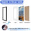A3 Picture Frame,A3(29.7x42cm) Wooden Frames,Wall-Mounted Poster Frame 3