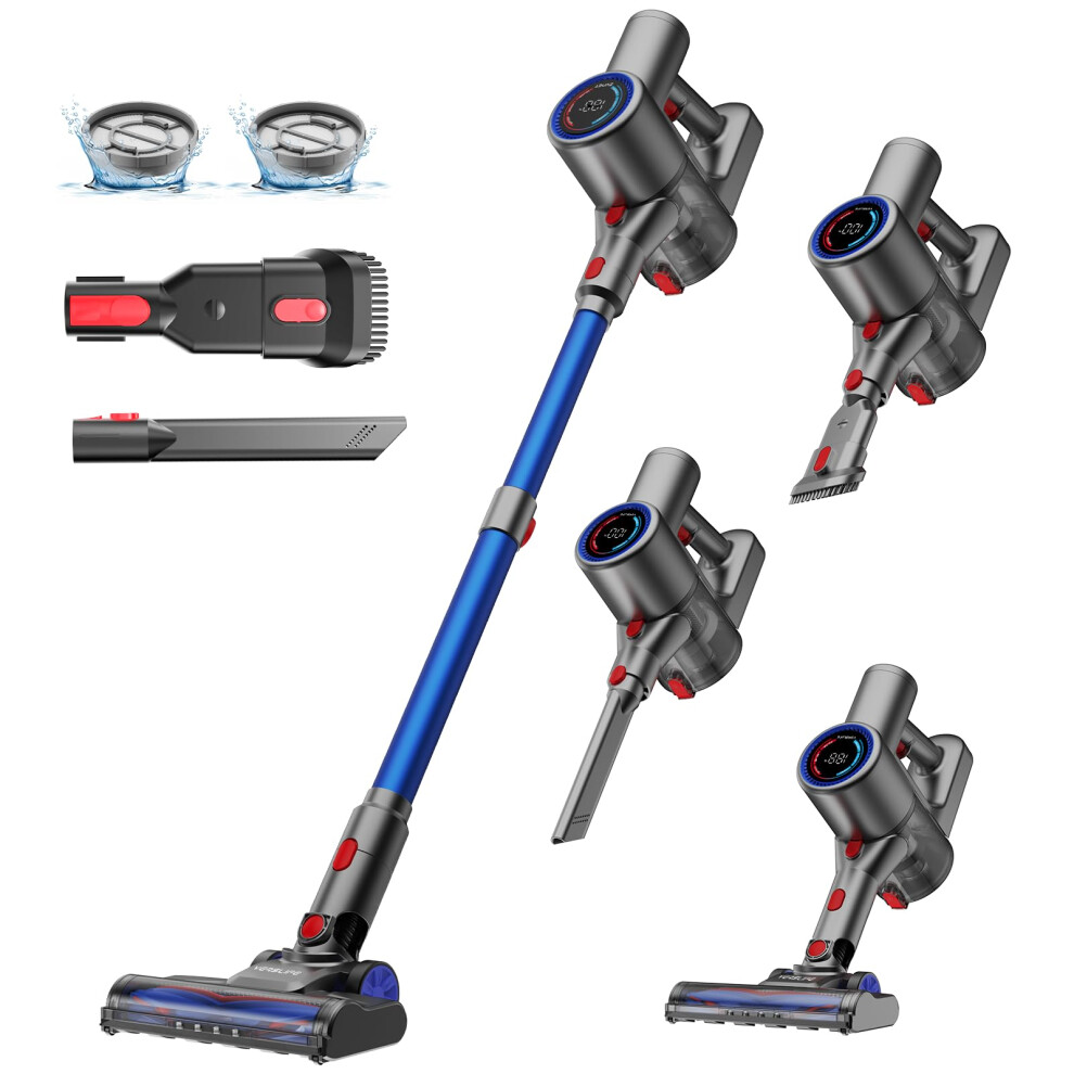 VersLife Z8 Cordless Vacuum Cleaner, 40kPa/500W Cordless Vacuum, LED D