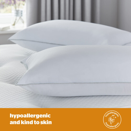 Silentnight Silentnight Firm Support Pillow Pack of 2 - Side Sleeper Pillows for 1