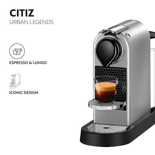 Nespresso Nespresso Citiz Automatic Pod coffee machine for Americano, Decaf, Esp 2
