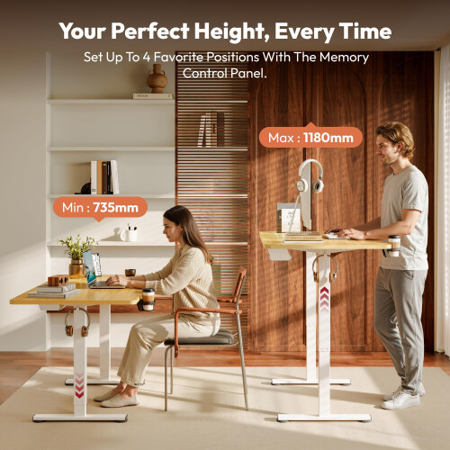SANODESK 200 * 80 Electric Standing Desk Height Adjustable Standing De 2