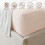AR Ware Double Fitted Sheet 100% Egyptian Cotton 300 TC, Breathable De 3