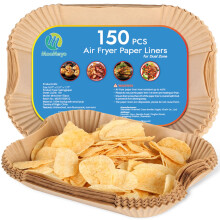 150PCS Air Fryer Liners for Ninja Dual, AF300UK AF400UK Disposable Pap