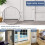 Draft Excluder for Doors-94cm,Double Sided Draught Excluder for Bottom 7