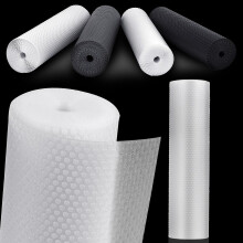 MooiFun Drawer Liners, Waterproof Shelf Liner, Anti-Slip Non-Adhesive BPA Free Kitchen Cupboard Cabinet Liner Refridge Fridge Mats Sink Protector Str