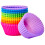 Amazon Silicone Ice Cube Tray with Lid - 2 Pack 6 Square Large Ice Cube Tray, 1