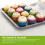 Amazon Silicone Ice Cube Tray with Lid - 2 Pack 6 Square Large Ice Cube Tray, 3