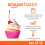 Amazon Silicone Ice Cube Tray with Lid - 2 Pack 6 Square Large Ice Cube Tray, 2