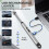 Electric Candle Lighter, 2 Pack Rechargeable USB C Lighters Long Reach 4