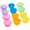 Amazon Silicone Ice Cube Tray with Lid - 2 Pack 6 Square Large Ice Cube Tray, 4