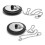 2 Pcs Universal Bath Plug with Stainless Steel Chain, Bath Plug Replac 1