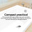 2 Pcs Universal Bath Plug with Stainless Steel Chain, Bath Plug Replac 5