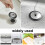 2 Pcs Universal Bath Plug with Stainless Steel Chain, Bath Plug Replac 7