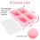 2 Pack Extra Large Soup Containers for Freezing, Silicone Cube Soup Fr 2
