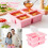 2 Pack Extra Large Soup Containers for Freezing, Silicone Cube Soup Fr 4