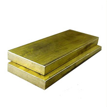 H62 Brass Sheet Brass Plate 100x50x5mm Copper Alloy Block for DIY Craft and Precision Cutting