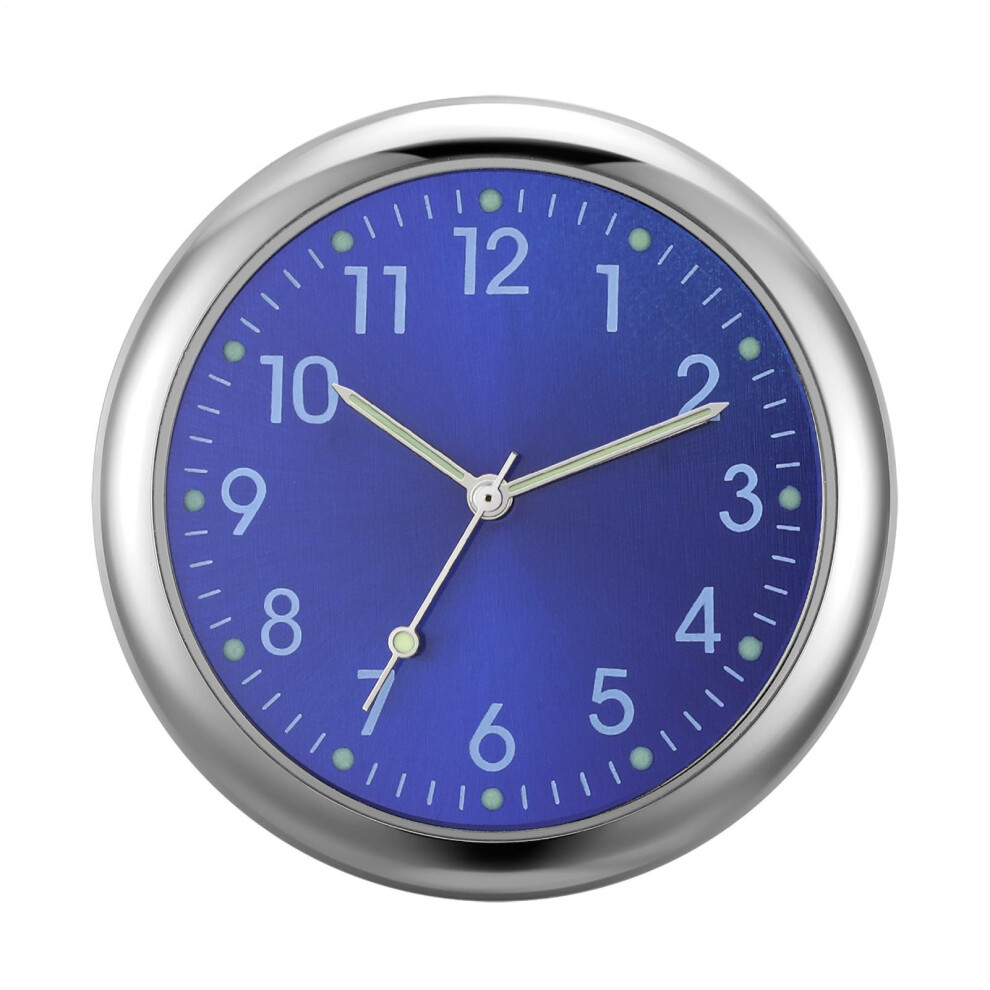 Car Dashboard Clock With Luminous Hands Quartz Analog Easy Stickon Luxury Zinc Alloy Design 9347817783957