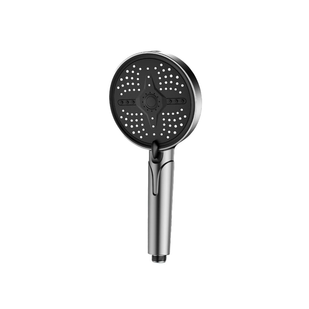 Pressure Handheld Showerhead With 5 Spray Modes, Turbocharged Power Flush, Watersaving Gray Shower Head For Home 9199774192750