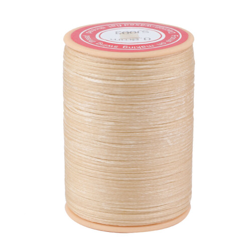 Leather Waxed Thread Smooth Touch Strong And Durable Waterproof Round Thread For Hand Stitching Machine Sewing Diy Crafting