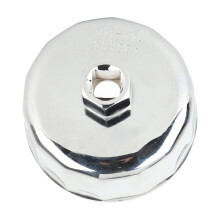 718 Oil Filter Cap Wrench 74.5mm Heavy Duty Steel Removal Tool (ZK‑033)