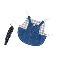 Rabbit Harness and Leash Set Adjustable Bunny Walking Leash for Guinea Pigs and Small Pets
