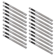 20 Stück Professionelles Löcherstanzer-Set aus Karbonstahl für Leder - 4 mm