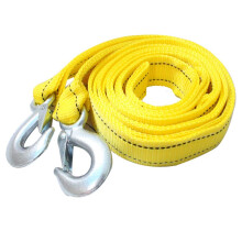 Car Tow Rope 4 Meters With 2 Hooks 5 Ton Capacity Heavy Duty Tow Strap For Cars Trucks Or SUVs