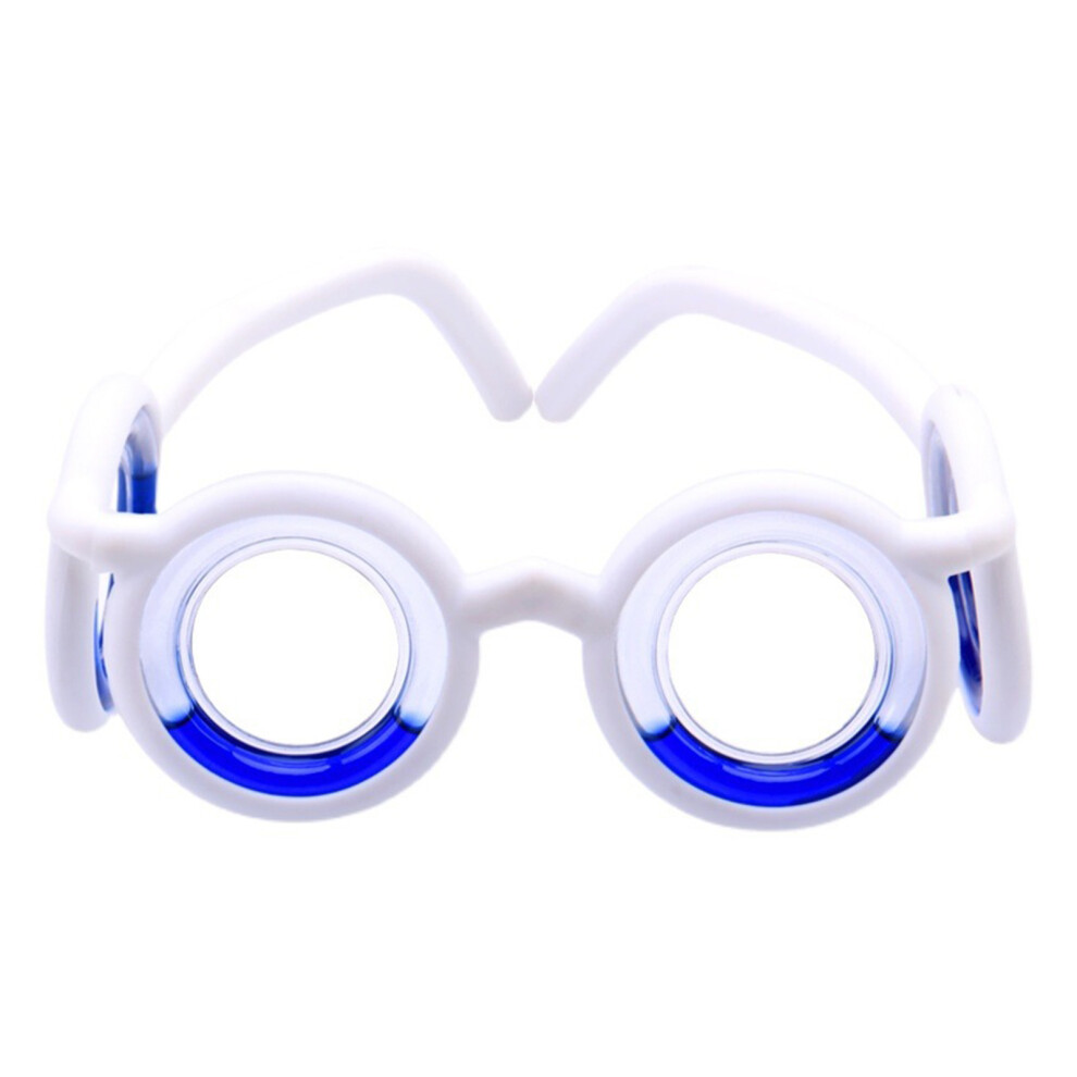 Liquid Design Motion Sickness Glasses No Lens Car Sickness Relief Anti Nausea Vertigo Glasses Foldable Ultra Lightweight Artificial Horizon For Adults