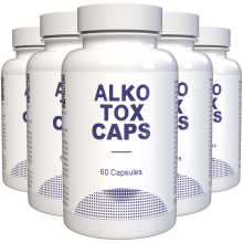 Alkotox - 300 kapslí (balení po 5 ks) - švýcarská receptura - 22 vitamínů a minerálů - profesionální velikost