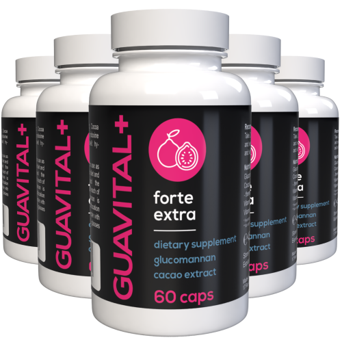 GUAVITAL+ forte - 300 Κάψουλες (5x 60 Κάψουλες) - Συσκευασία των 5