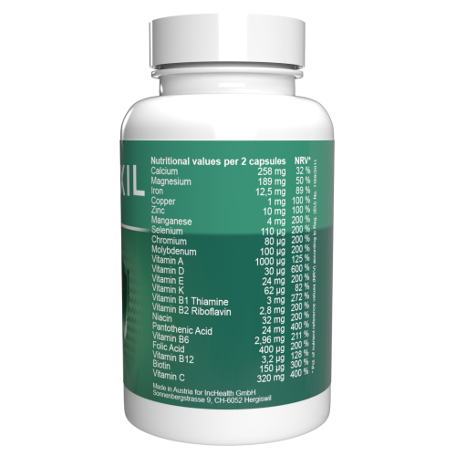 Vormixil - 22 Βιταμίνες & Μέταλλα - 120 Κάψουλες (2 τμχ) 2