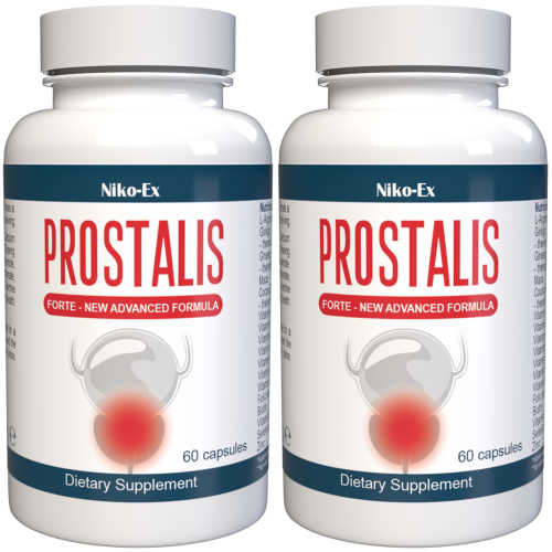 Prostalis Forte - Maca, L-Αργινίνη & Ψευδάργυρος - 120 Κάψουλες (2 τμχ)