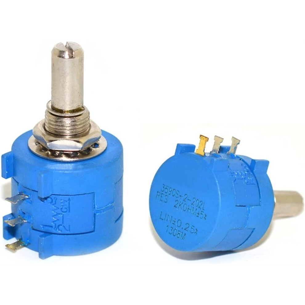 3590S Multiturn Potentiometer 500 Ohm Precision Adjustable Resistor For Electronics Projects 9382693533425