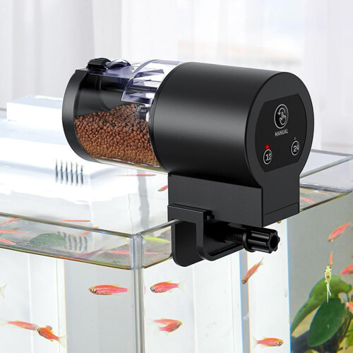 Fish Feeder Automatic Dispenser 100ml Capacity MoistureResistant Timed Release For Fish 1