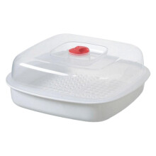 Microwave Steamer Food Grade With Lids For Veggies And Rice, Stews And Fish