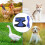 Chicken Harness Adjustable Buckle Fit with Leash for Poultry Walking Training Blue Size L 3