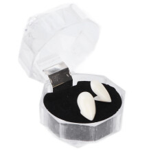 False Fangs Costume Accessories, Vampire Teeth Halloween Party Accessories Easy To Use Werewolf Cosplay With Safe Resin Material Non Toxic