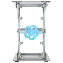 Scissor Lift Stand Adjustable Height Platform Corrosion Resistant Construction Laboratory Equipment Support Manual Height Adjustment Stable And Safe