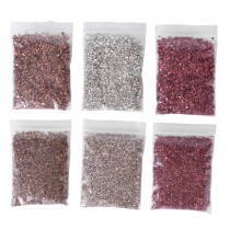 Crushed Glass For DIY Epoxy Resin, Irregular Stone Chunky Sequins Sparkling Shiny Effect Unfading Design Moderate Weight Suitable For Nail Art Craft G