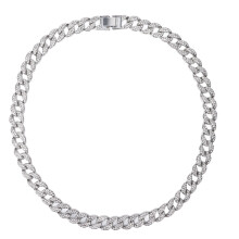 Náramek na kotník Shine Like Diamonds s ledovými kamínky a kubánskými linky pro ženy a muže, luxusní šperky ve stylu hip-hopu s