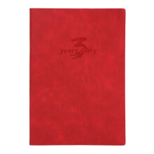 Taccuino in pelle con tasca a soffietto, copertina in similpelle morbida, carta interna spessa, rilegatura cucita, pagine a righe prive di acidi per