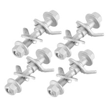 Camber Adjustment Range Steel Alignment Bolt Set For Suspension Tuning, Vertical Angle Adjustment Bolt With Non Slip Washers Spacers And Bushings For