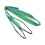 Heavy Duty Polyester Lifting Slings 2T, 4m, Green, Flat Webbing 1