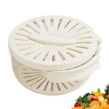 Fruit Fly Proof Bowl 2In1 Drainer With Mesh Basket, Multifunctional Fruit And Vegetable Washing Bowl White