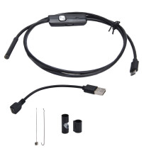Endoscope Industrial Endoscope Camera USB Inspection Tool With Adjustable LED Lights And IP67 Waterproof Rating For Car Maintenance Household
